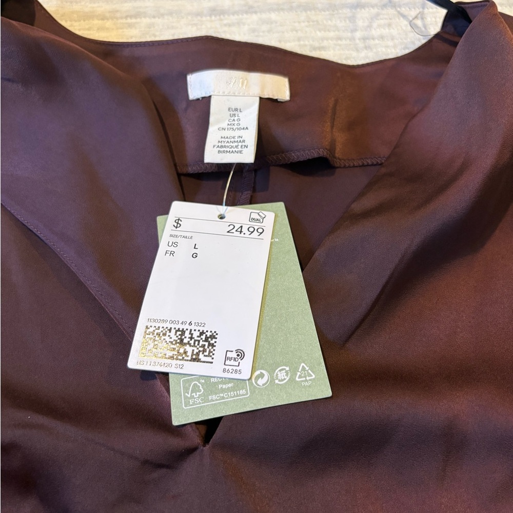 H&M Women's Blouse - Deep Purple